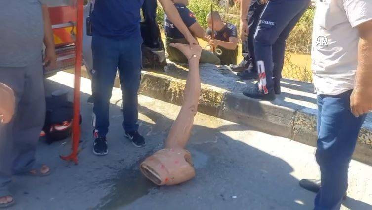 Sulama kanalında bir battı bir çıktı. Boğulma ihbarına giden ekipler şaşkına döndü - Resim: 7